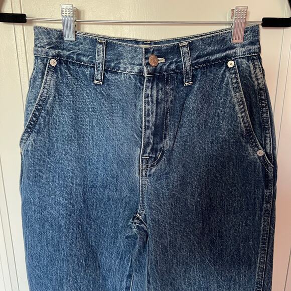 Madewell Baggy Straight Jeans Ensenada Wash SZ 23 - Picture 4 of 6